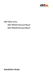 Axis Communications TM3208 Installationsanleitung