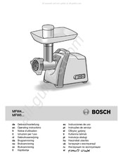 Bosch MFW67440 Gebrauchsanleitung