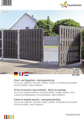 TraumGarten 0721-V1.8 Montageanleitung