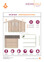 Kiehn-Holz KH 28-014 Montageanleitung