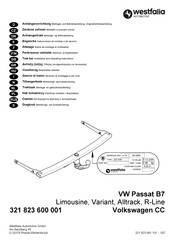 Westfalia Automotive 321 823 600 001 Montage- Und Betriebsanleitung