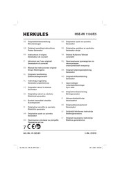 HERKULES HSE-IW 1100/E5 Originalbetriebsanleitung