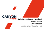 Canyon CNS-TWS8W Bedienungsanleitung