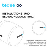Tedee GO Installations- Und Bedienungsanleitung