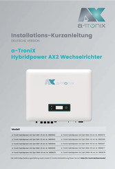 a-TroniX 9889676 Installations-Kurzanleitung