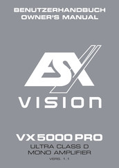 Vision VX 5000 PRO Benutzerhandbuch