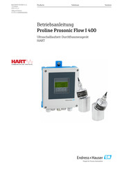 Endress+Hauser Prosonic Flow I 400 Betriebsanleitung
