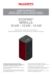 Palazzetti ECOFIRE MIRELLA 10 kW Produkthandbuch