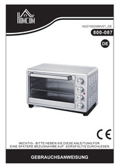 HOMCOM 800-087 Gebrauchsanweisung