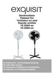 exquisit VS 35065 sw Gebrauchs- Und Montageanweisung