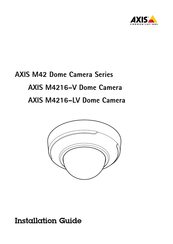 Axis M42 serie Installationsanleitung