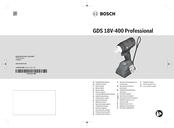Bosch GDS 18V-400 Professional Originalbetriebsanleitung