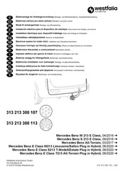 Westfalia Automotive 313 213 300 107 Montage- Und Betriebsanleitung