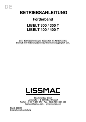 Lissmac LIBELT 400 T Betriebsanleitung