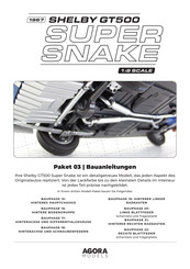 Agora Models 1967 SHELBY GT500 SUPER SNAKE Bauanleitung