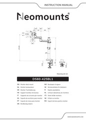 Neomounts DS60-425BL1 Montageanleitung