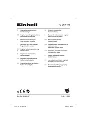 EINHELL TC-CS 1400 Originalbetriebsanleitung