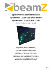 Beamz SparkleWall LED96 Cool white Gebrauchsanleitung