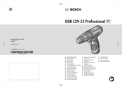 Bosch GSB 12V-15 Professional Originalbetriebsanleitung