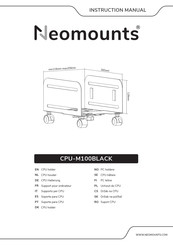 Neomounts CPU-M100BLACK Bedienungsanleitung