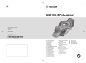 Bosch GHO 185-LI Professional Originalbetriebsanleitung