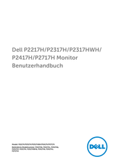 Dell P2317HWH Benutzerhandbuch