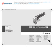 Bosch GSC 12V-13 Professional Originalbetriebsanleitung