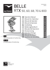 Altrad Belle RTX 50 Bedienungshandbuch