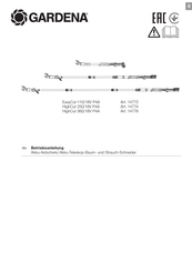 Gardena EasyCut 110/18V P4A Betriebsanleitung