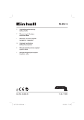 EINHELL TC-DS 19 Originalbetriebsanleitung