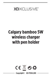 XD XCLUSIVE Calgary bamboo 5W Bedienungsanleitung