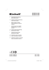 EINHELL GC-BC 25 AS Originalbetriebsanleitung