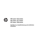 HP Laser 108 Serie Handbuch
