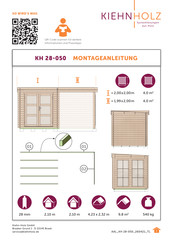 Kiehn-Holz KH 28-050 Montageanleitung