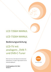 CMX LCD 7266H MANUL Bedienungsanleitung