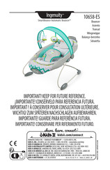 Kids II Ingenuity SmartBounce Automatic Bouncer 10658-ES Bedienungsanleitung