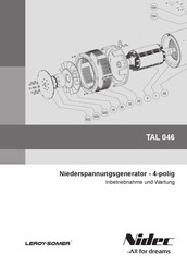 Leroy-Somer Nidec TAL 046 Inbetriebnahme Und Wartung