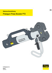 Viega Pressgun-Press Booster PT2 4296.4XL Gebrauchsanleitung
