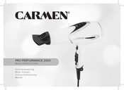 Carmen PRO PERFORMANCE 2000 Gebrauchsanweisung