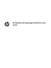 HP DeskJet Ink Advantage 5200 All-in-One Serie Bedienungsanleitung