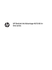 HP DeskJet Ink Advantage 4670 All-in-One Serie Bedienungsanleitung