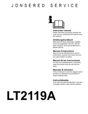 Jonsered LT2119A Anleitungshandbuch