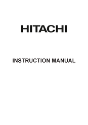 Hitachi 32HAE2353W Bedienungsanleitung