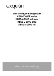 exquisit KB60-V-090E rot Gebrauchsanweisung