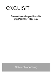 exquisit EGSP 9309-EF-030E inox Gebrauchsanweisung
