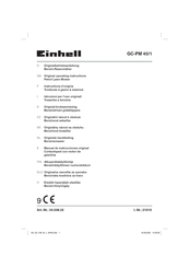EINHELL GC-PM 40/1 Originalbetriebsanleitung