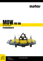 matev MOW-FM 190 Montageanleitung