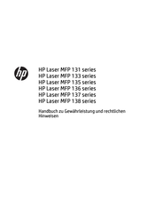 HP Laser MFP 138 Serie Handbuch