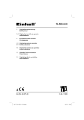EINHELL 42.579.20 Originalbetriebsanleitung