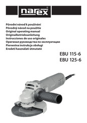 Narex EBU 115-6 Originalbetriebsanleitung